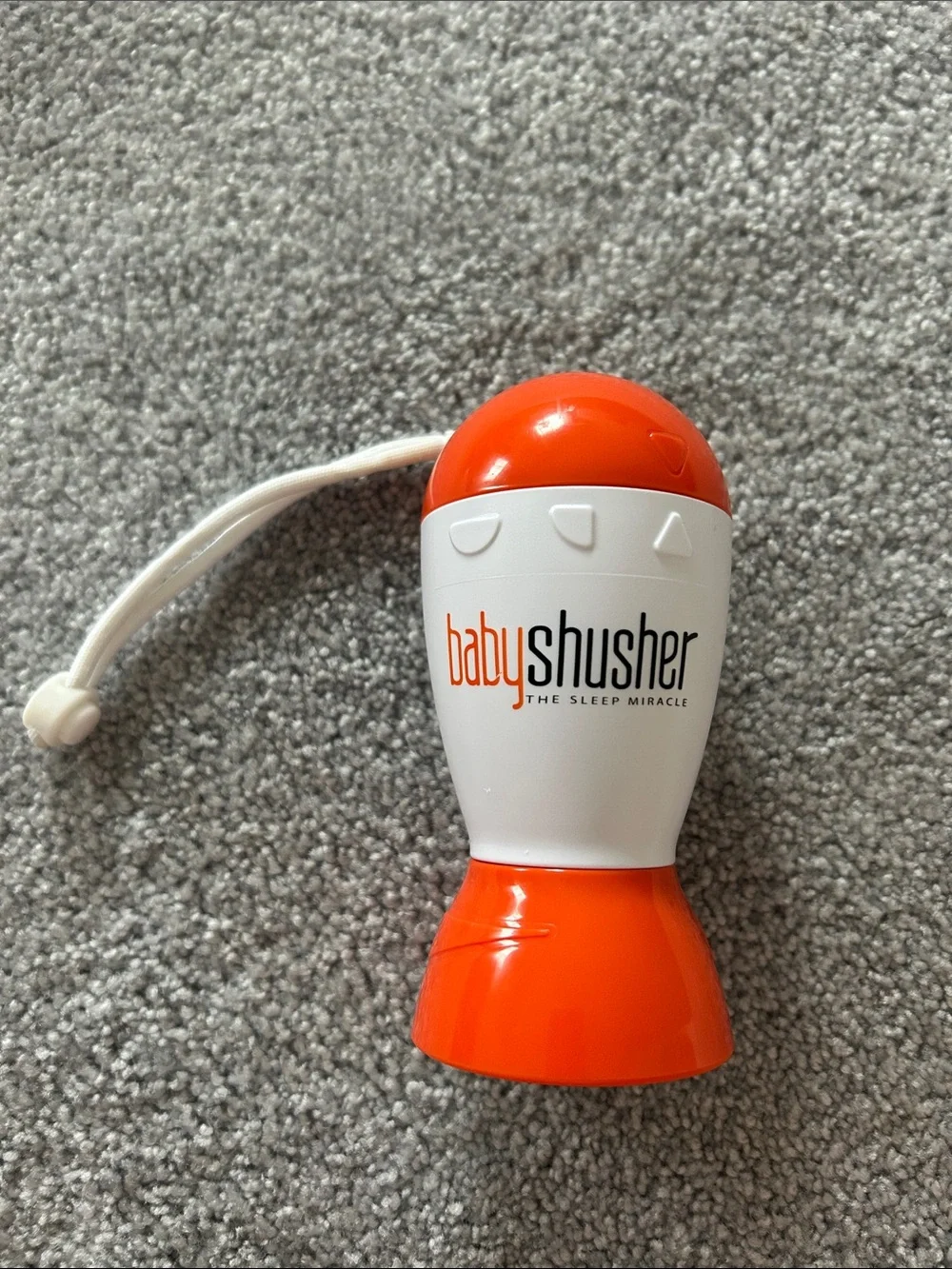 Baby Shusher Portable Sleep Soother - Orange and White
